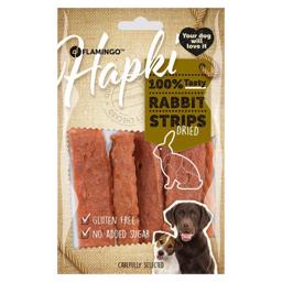 Hapki Rabbit Strips Lækre HundeSnack Med Kanin 85g